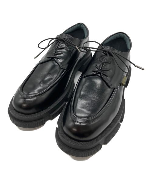 MANA（マナ）MANA (マナ) 厚底レースアップシューズ ブラック サイズ:40の古着・服飾アイテム