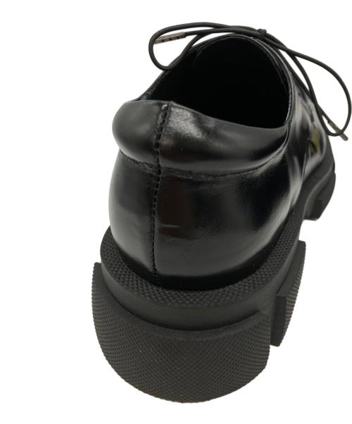 MANA（マナ）MANA (マナ) 厚底レースアップシューズ ブラック サイズ:40の古着・服飾アイテム