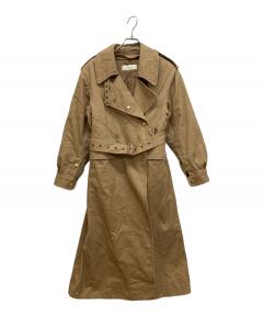 中古・古着通販】YOKE (ヨーク) 3WAY BAL COLLAR SHARE COAT ブラウン