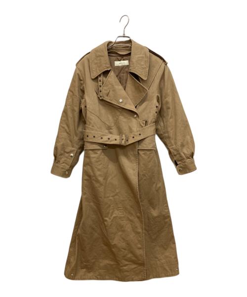 WRYHT（ライト）WRYHT (ライト) MOTOR CYCLE TRENCH COAT　モーターサイクルコート ブラウン サイズ:Freeの古着・服飾アイテム