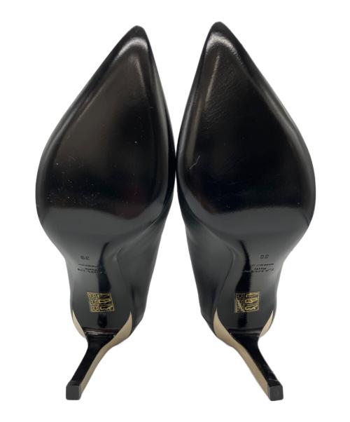 LANVIN（ランバン）LANVIN (ランバン) ヒールパンプス ブラック サイズ:38の古着・服飾アイテム