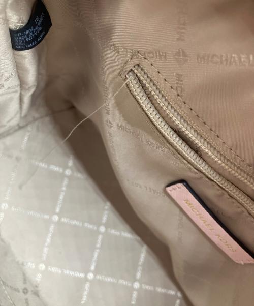 MICHAEL KORS（マイケルコース）MICHAEL KORS (マイケルコース) 2WAYショルダーバッグ ピンクの古着・服飾アイテム