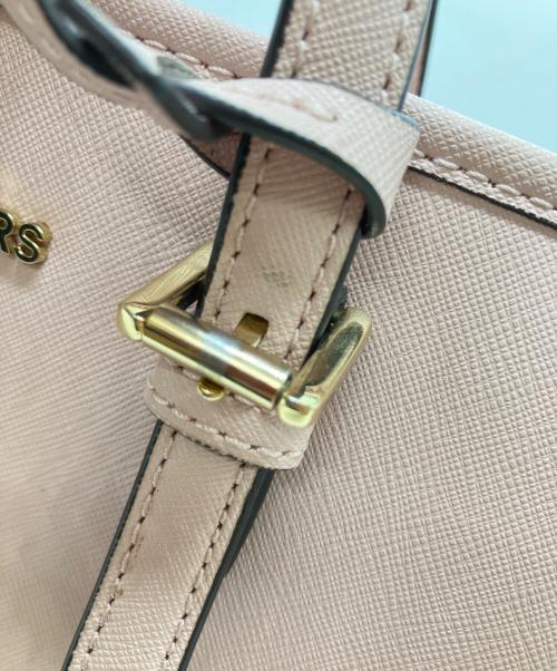 MICHAEL KORS（マイケルコース）MICHAEL KORS (マイケルコース) 2WAYショルダーバッグ ピンクの古着・服飾アイテム