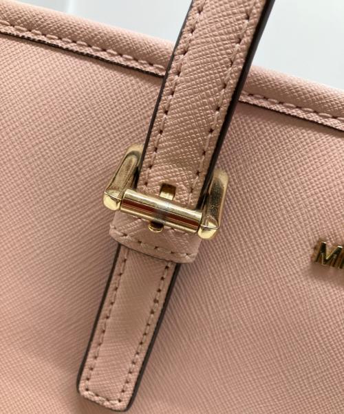 MICHAEL KORS（マイケルコース）MICHAEL KORS (マイケルコース) 2WAYショルダーバッグ ピンクの古着・服飾アイテム