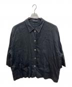 mizuiro-indミズイロインド）の古着「リネンジャケット」｜ブラック