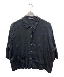 mizuiro-ind（ミズイロインド）の古着「リネンジャケット」｜ブラック