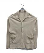 nestrobe confectネストローブ コンフェクト）の古着「Moss Stitch Open Collar Shirt  モスステッチオープンカラーシャツ」｜アイボリー