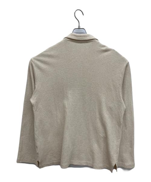 nestrobe confect（ネストローブ コンフェクト）nestrobe confect (ネストローブ コンフェクト) Moss Stitch Open Collar Shirt  モスステッチオープンカラーシャツ アイボリー サイズ:4の古着・服飾アイテム