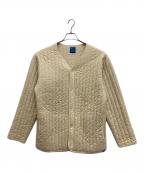 good onグッドオン）の古着「光電子 キルティングカーディガン」｜アイボリー