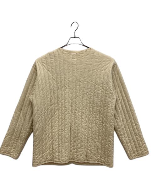 good on（グッドオン）good on (グッドオン) 光電子 キルティングカーディガン アイボリー サイズ:Lの古着・服飾アイテム