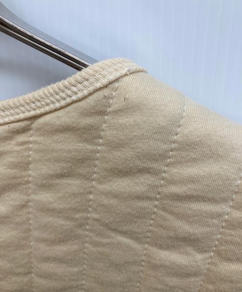 good on（グッドオン）good on (グッドオン) 光電子 キルティングカーディガン アイボリー サイズ:Lの古着・服飾アイテム