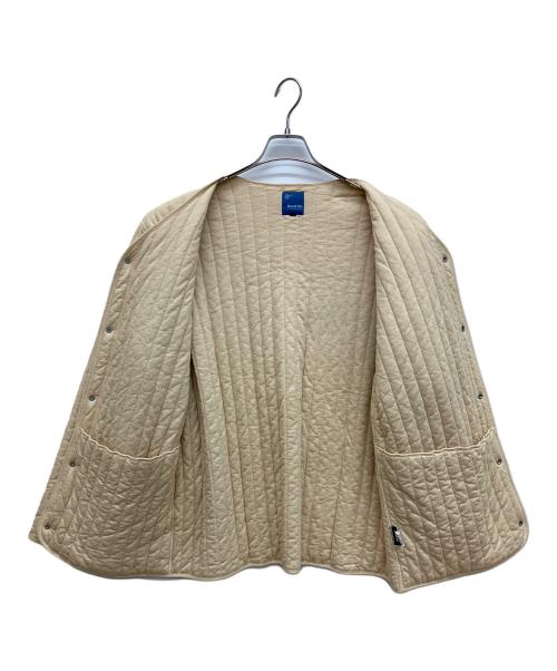 good on（グッドオン）good on (グッドオン) 光電子 キルティングカーディガン アイボリー サイズ:Lの古着・服飾アイテム