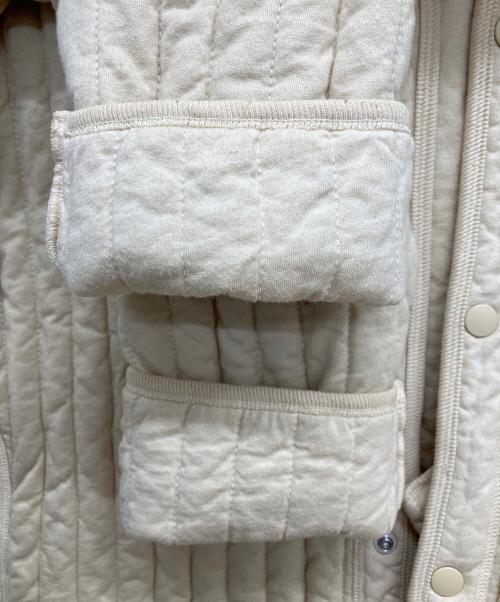 good on（グッドオン）good on (グッドオン) 光電子 キルティングカーディガン アイボリー サイズ:Lの古着・服飾アイテム