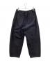 UNITED TOKYO (ユナイテッドトーキョー) バレルチノパンツ ハイツイストコットン ブラック サイズ:3：6000円