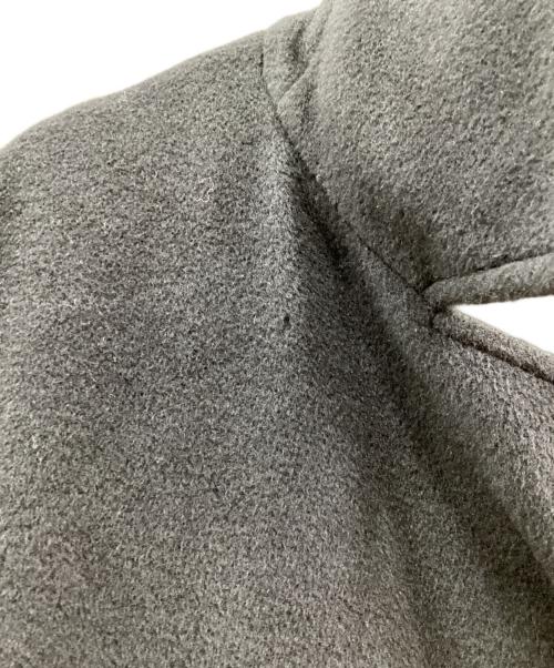 MaxMara（マックスマーラ）MaxMara (マックスマーラ) ベルト付ウールロングコート ブラック サイズ:40の古着・服飾アイテム