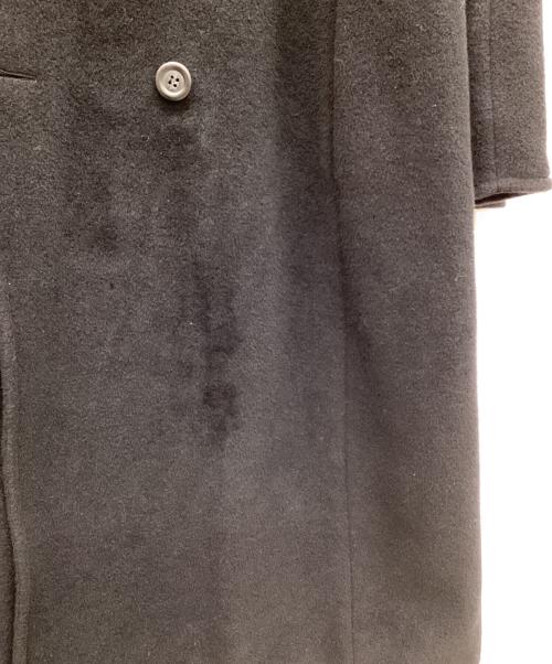 MaxMara（マックスマーラ）MaxMara (マックスマーラ) ベルト付ウールロングコート ブラック サイズ:40の古着・服飾アイテム