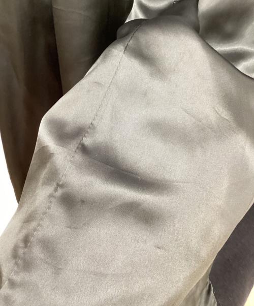 MaxMara（マックスマーラ）MaxMara (マックスマーラ) ベルト付ウールロングコート ブラック サイズ:40の古着・服飾アイテム