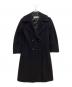 MaxMara（マックスマーラ）の古着「ベルト付ウールロングコート」｜ブラック