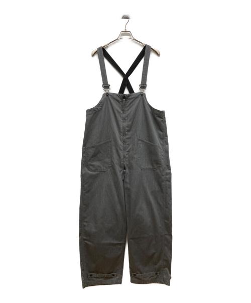 417 by EDIFICE（417 バイ エディフィス）417 by EDIFICE (417 バイ エディフィス) BIG SHIRTS USオーバーオール グレー サイズ:Lの古着・服飾アイテム