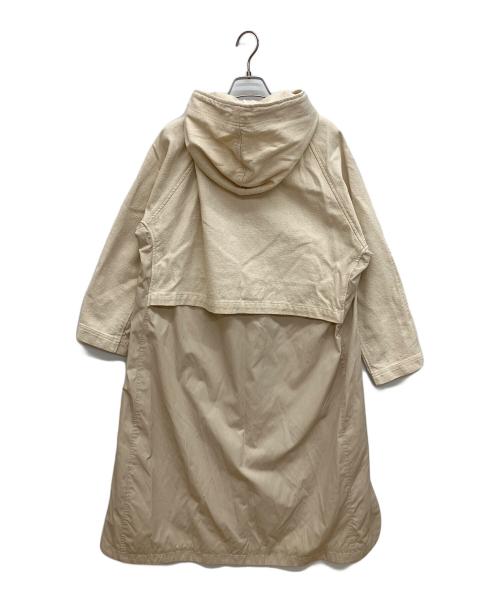 GALLARDA GALANTE（ガリャルダガランテ）GALLARDA GALANTE (ガリャルダガランテ) 異素材ドッキングロングマウンテンパーカー ベージュ サイズ:Fの古着・服飾アイテム