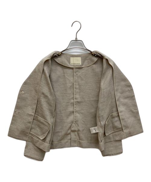 GALLARDA GALANTE NAVY（ガリャルダガランテネイビー）GALLARDA GALANTE NAVY (ガリャルダガランテネイビー) ノーカラージャケット ベージュ サイズ:Ｆの古着・服飾アイテム