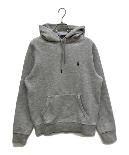 POLO RALPH LAUREN（ポロ・ラルフローレン）POLO RALPH LAUREN (ポロ・ラルフローレン) ポニー刺繍パーカー　ワンポイントパーカー グレー サイズ:Sの古着・服飾アイテム