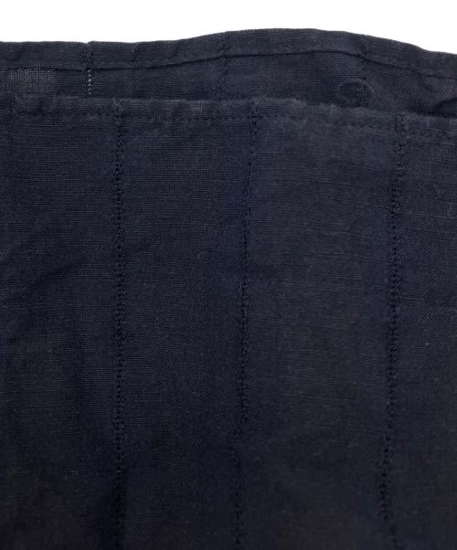 23区（ニジュウサンク）23区 (ニジュウサンク) カラミストライプ ワンピース ネイビー サイズ:44の古着・服飾アイテム