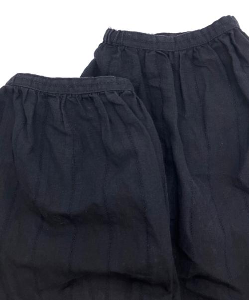 23区（ニジュウサンク）23区 (ニジュウサンク) カラミストライプ ワンピース ネイビー サイズ:44の古着・服飾アイテム