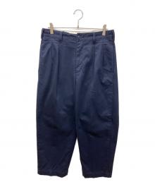 ALPHA（アルファ）の古着「OFFICERS 2TUCK CHINO」｜ネイビー
