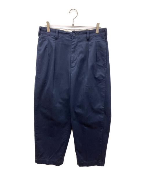 ALPHA（アルファ）ALPHA (アルファ) OFFICERS 2TUCK CHINO ネイビー サイズ:Ｍの古着・服飾アイテム