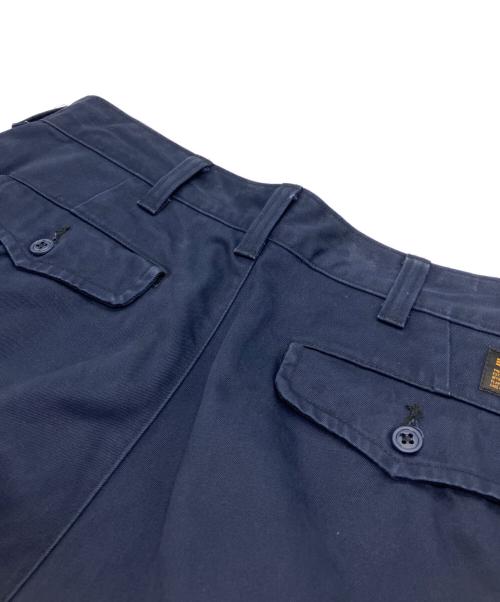 ALPHA（アルファ）ALPHA (アルファ) OFFICERS 2TUCK CHINO ネイビー サイズ:Ｍの古着・服飾アイテム