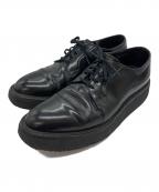 KIDS LOVE GAITEキッズラブゲイト）の古着「プレーントゥシューズ」｜ブラック