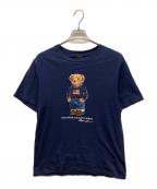 POLO RALPH LAURENポロ・ラルフローレン）の古着「ポロベアプリントTシャツ」｜ネイビー