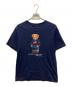 POLO RALPH LAUREN（ポロ・ラルフローレン）の古着「ポロベアプリントTシャツ」｜ネイビー