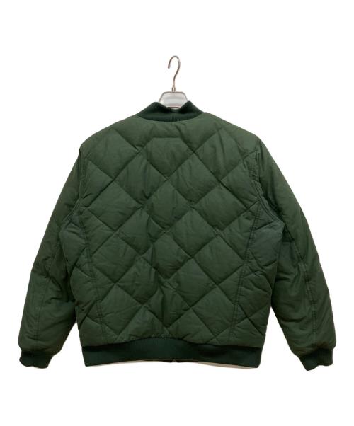 Eddie Bauer（エディーバウアー）Eddie Bauer (エディーバウアー) PENDLETON (ペンドルトン) コラボリバーシブルダウンジャケット グリーン サイズ:XLの古着・服飾アイテム