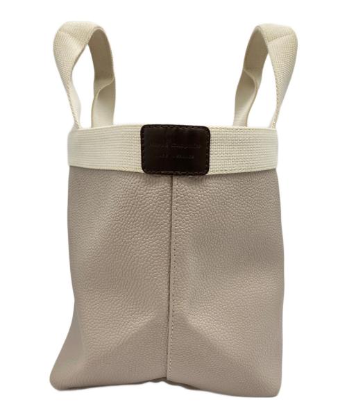 Herve Chapelier（エルベシャプリエ）Herve Chapelier (エルベシャプリエ) 707GP 　Mサイズ　リュクス舟形レザートートバッグ　マスティック マスティックの古着・服飾アイテム