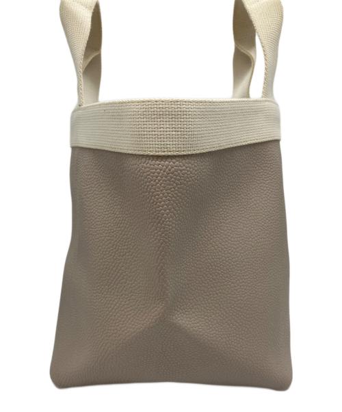 Herve Chapelier（エルベシャプリエ）Herve Chapelier (エルベシャプリエ) 707GP 　Mサイズ　リュクス舟形レザートートバッグ　マスティック マスティックの古着・服飾アイテム