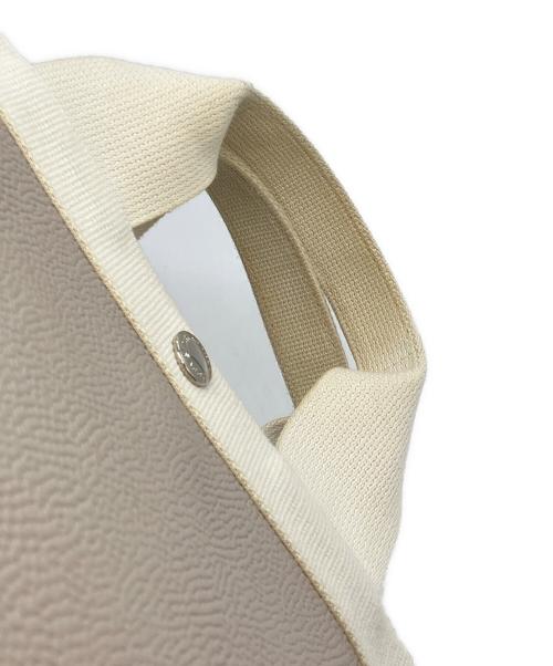 Herve Chapelier（エルベシャプリエ）Herve Chapelier (エルベシャプリエ) 707GP 　Mサイズ　リュクス舟形レザートートバッグ　マスティック マスティックの古着・服飾アイテム