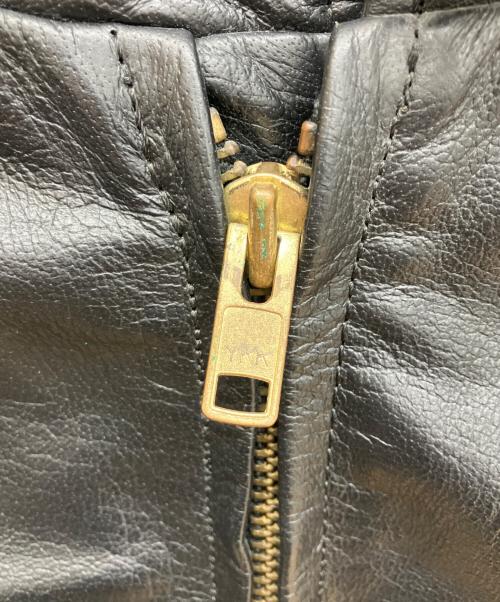 63 leathers（ロクサン レザーズ）63 leathers (ロクサン レザーズ) シングルライダースジャケット ブラック サイズ:XLの古着・服飾アイテム