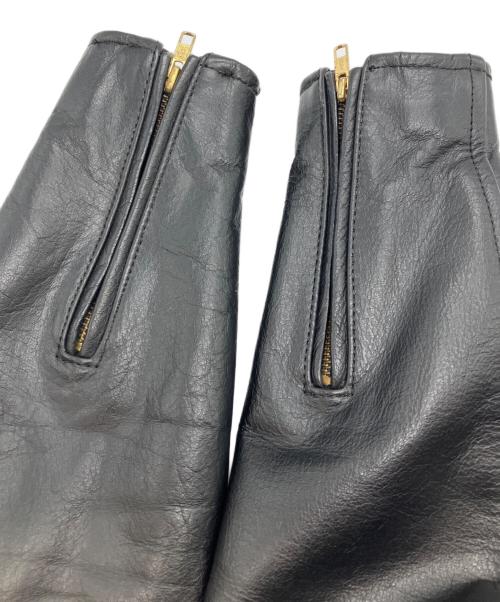 63 leathers（ロクサン レザーズ）63 leathers (ロクサン レザーズ) シングルライダースジャケット ブラック サイズ:XLの古着・服飾アイテム