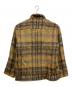 Camoshita UNITED ARROWS (カモシタユナイテッドアローズ) ウールチェックシャギーコート ブラウン サイズ:46：14000円