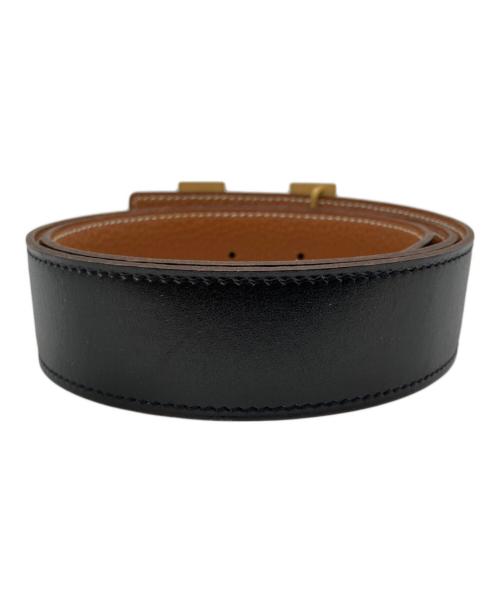 HERMES（エルメス）HERMES (エルメス) Hバックルコンスタンスベスト ブラック サイズ:74の古着・服飾アイテム