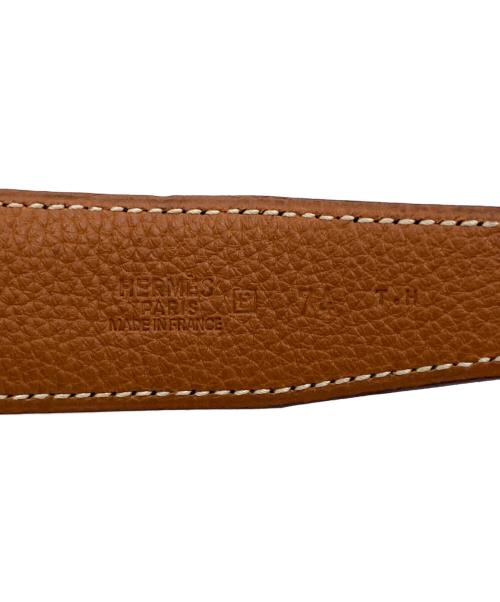 HERMES（エルメス）HERMES (エルメス) Hバックルコンスタンスベスト ブラック サイズ:74の古着・服飾アイテム