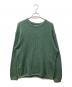 STEVEN ALAN（スティーブンアラン）の古着「AZE CREW NECK KNIT-LOOSE/ニット」｜グリーン