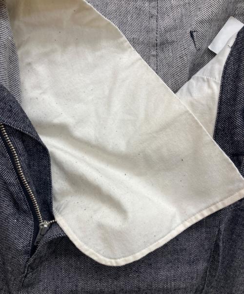 ULTERIOR（アルテリア）ULTERIOR (アルテリア) L/S TWILL WORK PANTS リネンシルクツイルワークパン グレー サイズ:4の古着・服飾アイテム