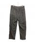 ULTERIOR (アルテリア) L/S TWILL WORK PANTS リネンシルクツイルワークパン グレー サイズ:4：5000円