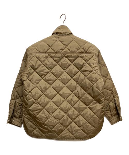 H BEAUTY&YOUTH（エイチ ビューティー&ユース）H BEAUTY&YOUTH (エイチ ビューティー&ユース) OLMETEX QUILTING OVER SHIRT/シャツジャケット キルティングジャケット ベージュ サイズ:Sの古着・服飾アイテム