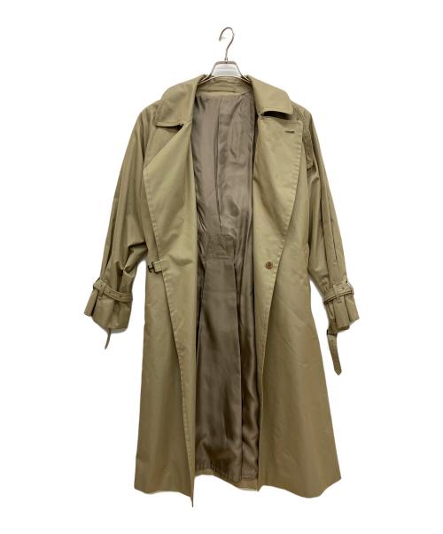 BLURHMS（ブラームス）BLURHMS (ブラームス) Gabardine Double Belt Trench Coat ギャバジンダブルトレンチコート ベージュ サイズ:3の古着・服飾アイテム