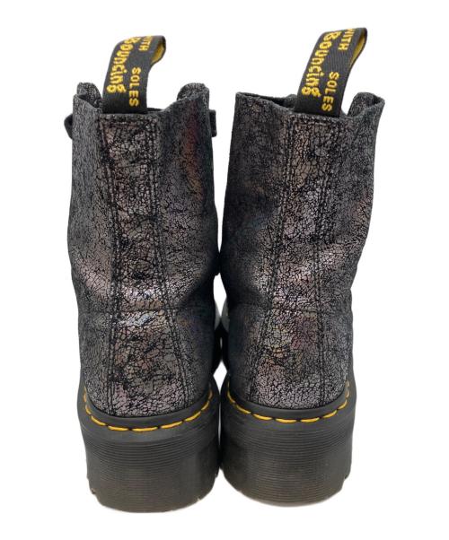 Dr.Martens（ドクターマーチン）Dr.Martens (ドクターマーチン) MOLLY　6ホールブーツ シルバー サイズ:UK 6の古着・服飾アイテム