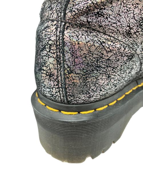 Dr.Martens（ドクターマーチン）Dr.Martens (ドクターマーチン) MOLLY　6ホールブーツ シルバー サイズ:UK 6の古着・服飾アイテム